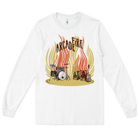 White the arcade fire Long Sleeve Tee - lanVoArt