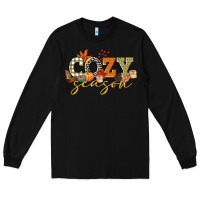 Black cozy season Long Sleeve Tee - CowGirlArtShop