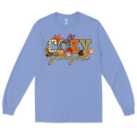 Colony Blue cozy season Long Sleeve Tee - CowGirlArtShop