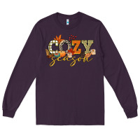 Plum cozy season Long Sleeve Tee - CowGirlArtShop