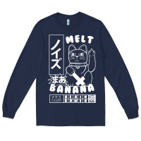 Navy melt banana Long Sleeve Tee - lanVoArt
