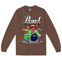 Chestnut animal drummer pearl drums Long Sleeve Tee - lanVoArt
