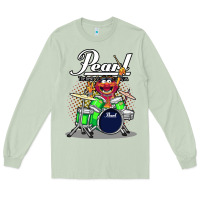 Matcha animal drummer pearl drums Long Sleeve Tee - lanVoArt