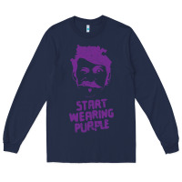Navy gogol bordello start wearing purple Long Sleeve Tee - lanVoArt