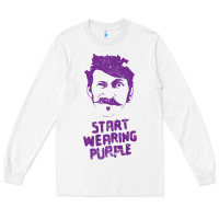 White gogol bordello start wearing purple Long Sleeve Tee - lanVoArt