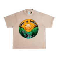 French Oak life is better at the river Urban Heavy Tee - JahusDesignShop