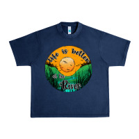 Navy life is better at the river Urban Heavy Tee - JahusDesignShop