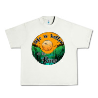 Pistachio life is better at the river Urban Heavy Tee - JahusDesignShop