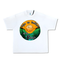 White life is better at the river Urban Heavy Tee - JahusDesignShop