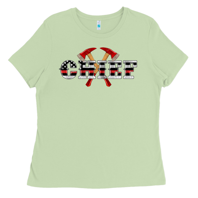 Firefighter Chief Ladies Tee by Artiststas | Teevron
