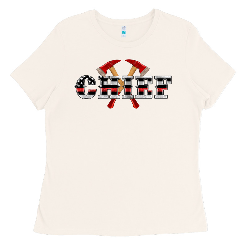 Firefighter Chief Ladies Tee by Artiststas | Teevron