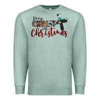 Seafoam keep christ in christmas Premium Sweatshirt - CowhideDigitalArt
