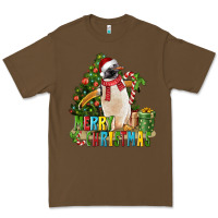 Cacao Merry Christmas Penguin Premium Tee - LillyAllenDesigns