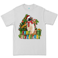 Dove Grey Merry Christmas Penguin Premium Tee - LillyAllenDesigns