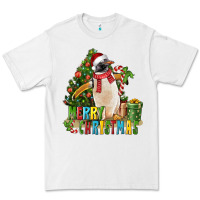 White Merry Christmas Penguin Premium Tee - LillyAllenDesigns