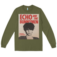 Army Green echo and the bunnymen Long Sleeve Tee - lanVoArt