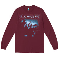 Burgundy slowdive souvlaki Long Sleeve Tee - lanVoArt