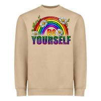 Mushroom Be Yourself Pride Lgbtq Heavyweight Sweatshirt - BundleAndBundleShop