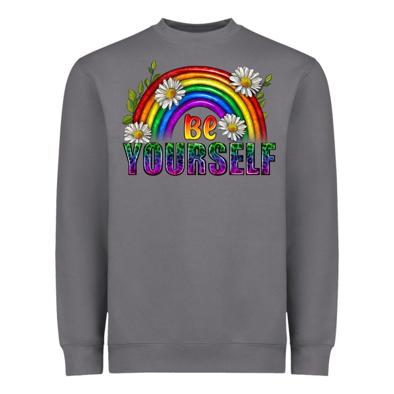 Be Yourself Pride Lgbtq Heavyweight Sweatshirt by BundleAndBundleShop | Teevron