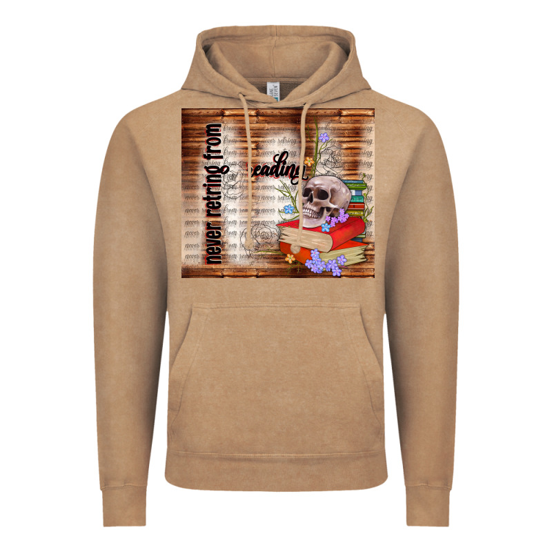 Never Retring From Reading Vintage Hoodie by TumblerDesignByShophia | Teevron