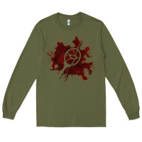 Army Green mark of the malkavian Long Sleeve Tee - lanVoArt