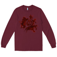 Burgundy mark of the malkavian Long Sleeve Tee - lanVoArt