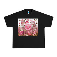 Black cafecito y chisme with leopard tumbler tbs Urban Heavy Tee - TumblerDesignByShophia
