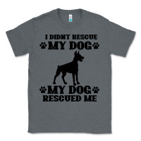 Charcoal Heather rescue dog Classic Tee - Bettercallsaul