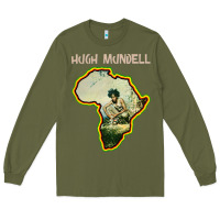 Army Green hugh mundell 'africa must be free by 1983' Long Sleeve Tee - lanVoArt
