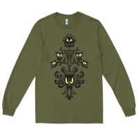 Army Green haunted mansion wallpaper Long Sleeve Tee - lanVoArt