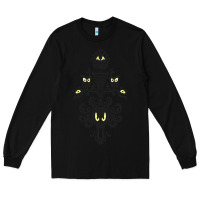 Black haunted mansion wallpaper Long Sleeve Tee - lanVoArt