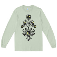 Matcha haunted mansion wallpaper Long Sleeve Tee - lanVoArt