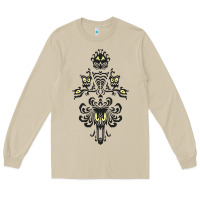 Mushroom haunted mansion wallpaper Long Sleeve Tee - lanVoArt