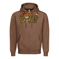 Chestnut Summer Camp Zipper Hoodie - CowhideDigitalArt