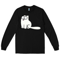 Black simon's cat 1 Long Sleeve Tee - lanVoArt