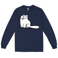 Navy simon's cat 1 Long Sleeve Tee - lanVoArt