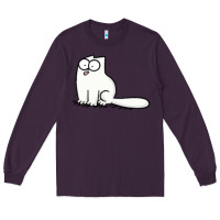 Plum simon's cat 1 Long Sleeve Tee - lanVoArt