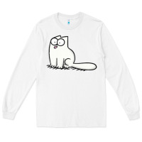White simon's cat 1 Long Sleeve Tee - lanVoArt