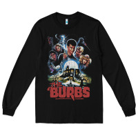 Black the burbs Long Sleeve Tee - lanVoArt