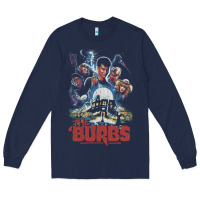 Navy the burbs Long Sleeve Tee - lanVoArt