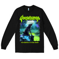Black r.l. stine goosebumps nightmare halloween werewolf fever swamp essenti Long Sleeve Tee - lanVoArt