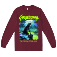Burgundy r.l. stine goosebumps nightmare halloween werewolf fever swamp essenti Long Sleeve Tee - lanVoArt