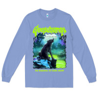 Colony Blue r.l. stine goosebumps nightmare halloween werewolf fever swamp essenti Long Sleeve Tee - lanVoArt