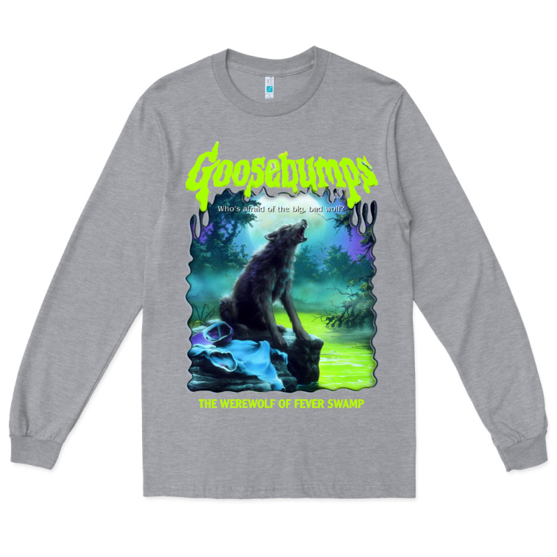 R.l. Stine Goosebumps Nightmare Halloween Werewolf Fever Swamp Essenti Long Sleeve Tee by lanVoArt | Teevron