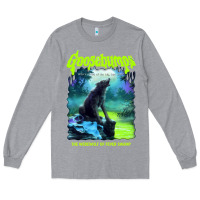 Heather Grey r.l. stine goosebumps nightmare halloween werewolf fever swamp essenti Long Sleeve Tee - lanVoArt