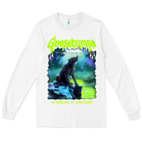 White r.l. stine goosebumps nightmare halloween werewolf fever swamp essenti Long Sleeve Tee - lanVoArt