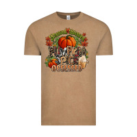 Vintage Coffee Stressed blessed pumpkin spice obsessed Fall Vintage Tee - NancyCooperArtShop