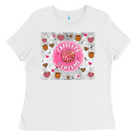 White cafecito y chisme Ladies Tee - Artiststas