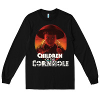 Black children of the corn halloween cornhole the kids' spooky horror movie Long Sleeve Tee - lanVoArt