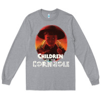 Heather Grey children of the corn halloween cornhole the kids' spooky horror movie Long Sleeve Tee - lanVoArt